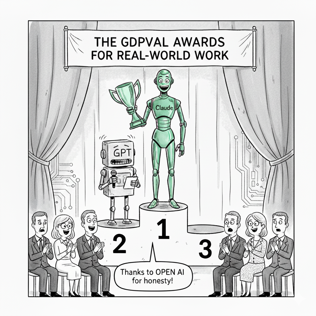 GDPval: OpenAI's Transparent Study on Performance of AI in Real-World Tasks